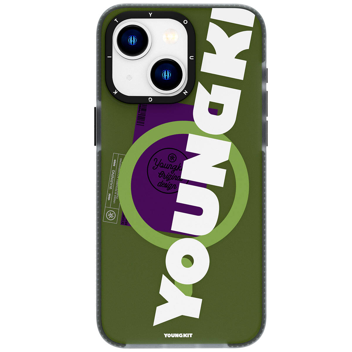 Youngkit Binfen Serisi Yazı Temalı iPhone 15 Magsafe Şarj Özellikli Telefon Kılıfı - 6 Youngkit Binfen Serisi Yazı Temalı iPhone 15 Magsafe Şarj Özellikli Telefon Kılıfı - 6